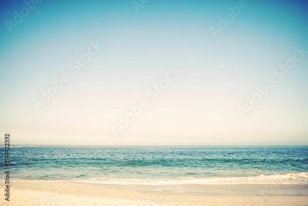 Obraz Scenic view of beach against sky
