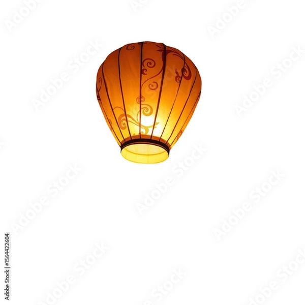 Fototapeta old fashioned lantern with transparent background PNG and JPEG image
