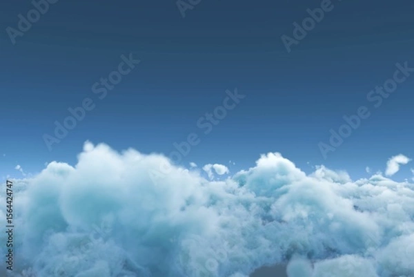 Fototapeta Scenic view of white clouds against sky