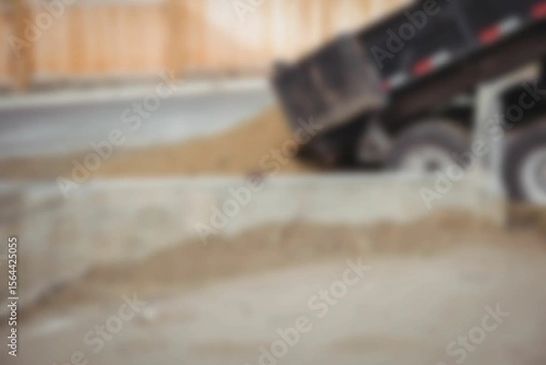 Obraz Machine on construction site