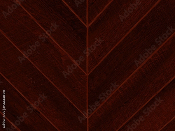 Fototapeta Artificial wood surface, natural pattern, dark brown Beautiful wood pattern