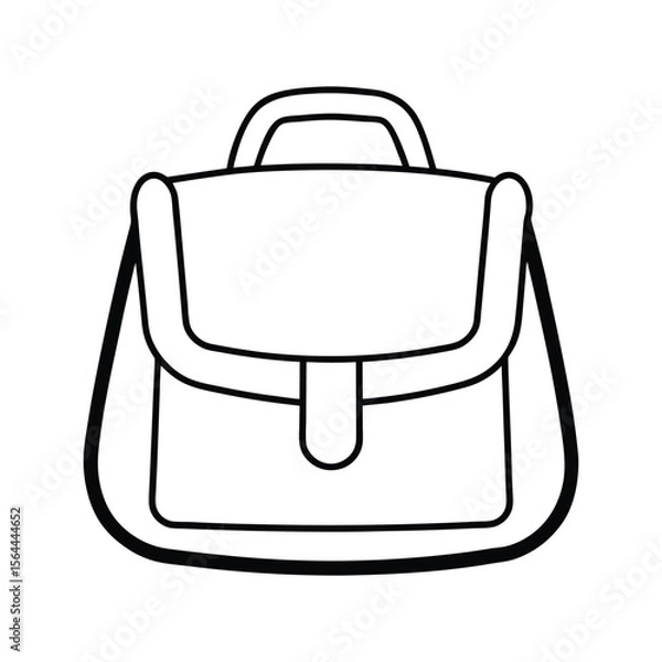 Fototapeta bag icon vector illustration