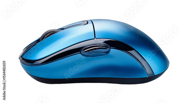 Fototapeta Wireless Ergonomic Computer Mouse