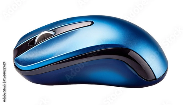 Fototapeta Wireless Ergonomic Computer Mouse