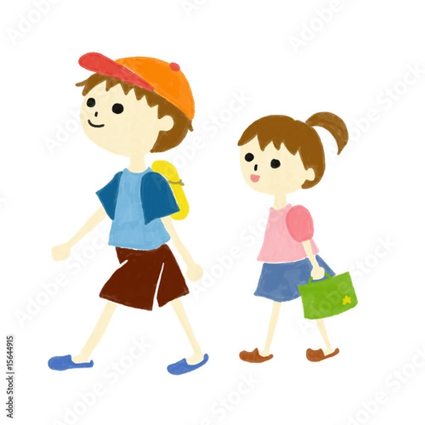 Obraz 冒険する兄妹