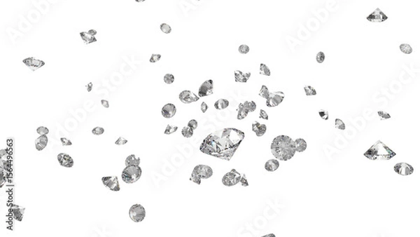 Obraz レンダリングされたダイアモンド　CG