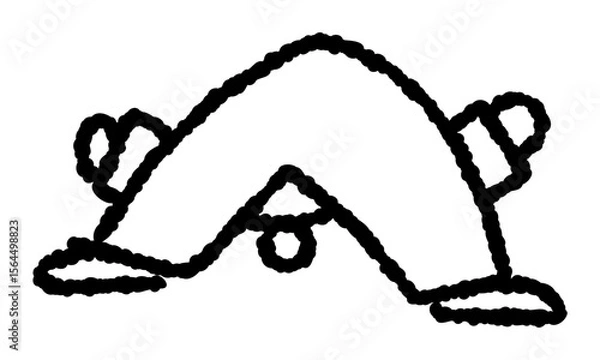 Fototapeta 단순한 사람 일러스트레이션 스티커