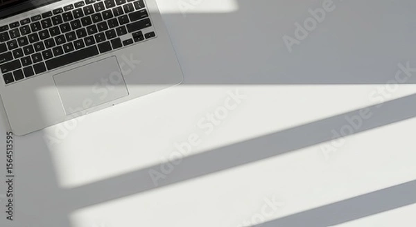 Obraz laptop controller with beautiful sunlight