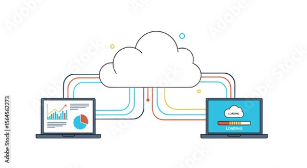 Obraz Securely transferring large files and data between multiple computers through the cloud