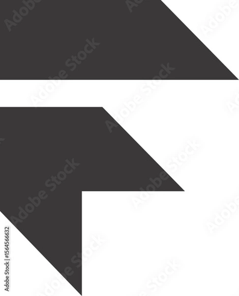 Obraz Letter F Logotype Element