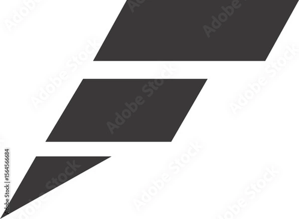 Obraz Letter F Logotype Element