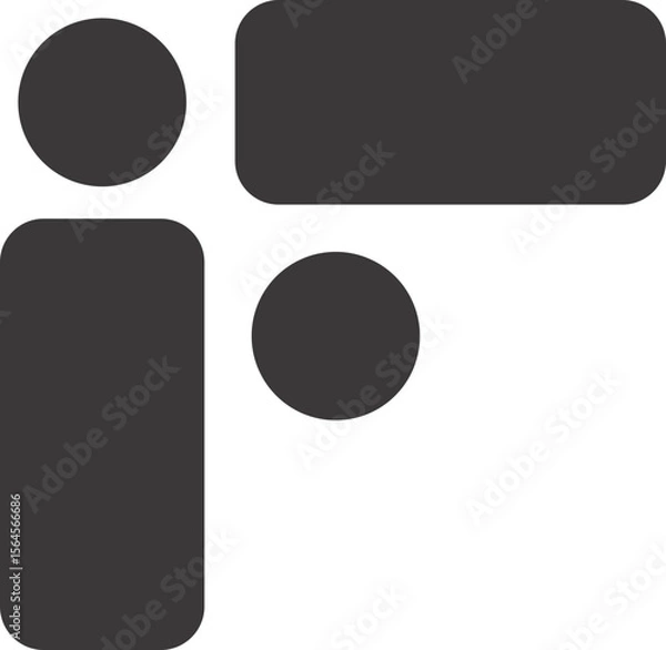 Obraz Letter F Logotype Element