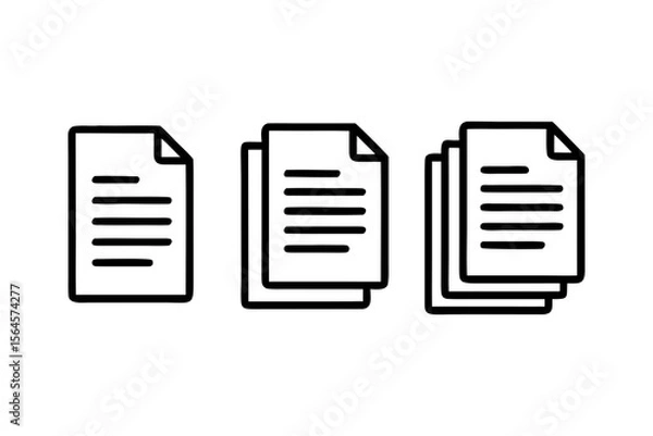Obraz Paperwork Pile A Visual Representation of Documents Files and Administration Streamlining Efficiency in Business Operations with Organized Information