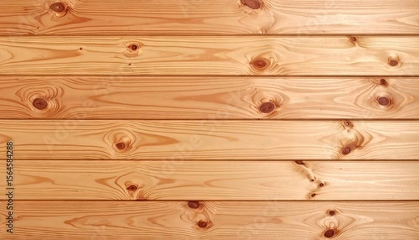 Obraz Close Up View Of Wooden Planks Showing Detailed Wood Grain And Knot Structures