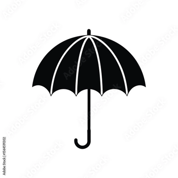 Obraz  Umbrella silhouette vector design