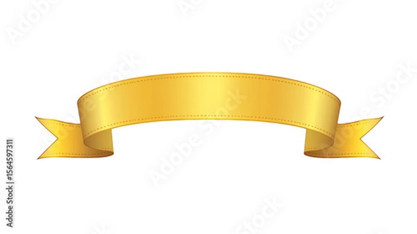 Fototapeta gold ribbon banner