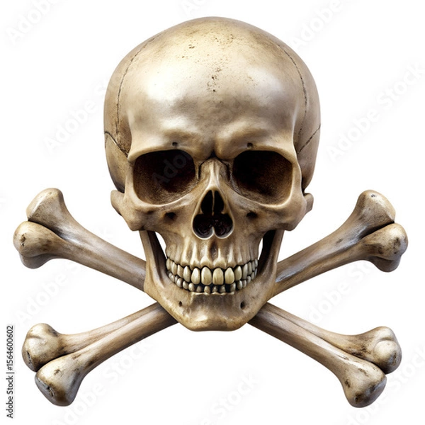 Obraz skull and crossbones for halloween 