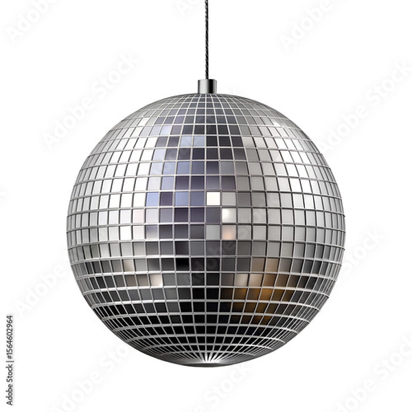 Obraz silver disco ball