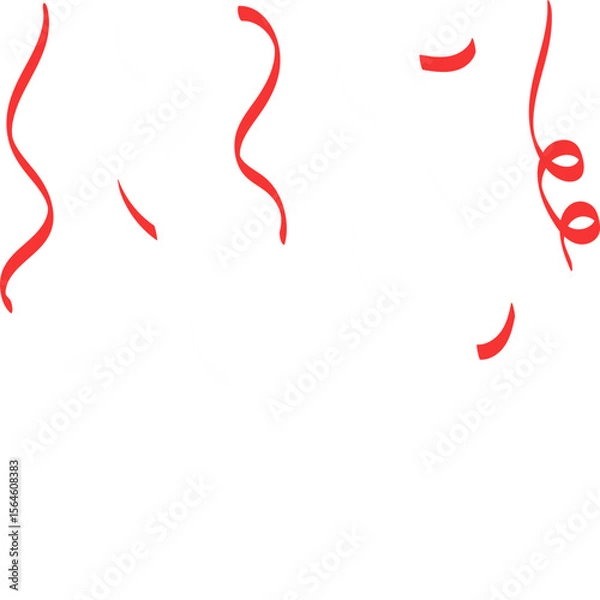 Fototapeta Indonesia Flag Confetti