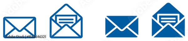 Obraz メールアイコン青