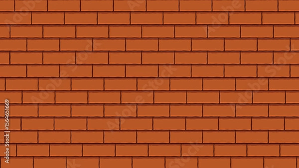 Obraz brick work masonry building material construction exterior surface wall background vector template