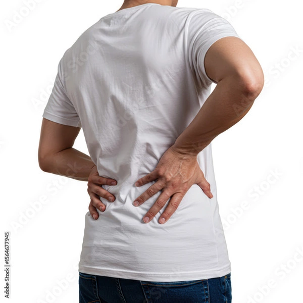 Obraz man with back pain