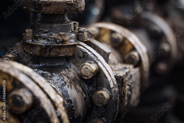 Obraz Industrial Machinery Close-Up