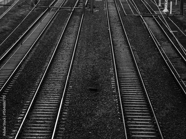 Obraz railroad tracks