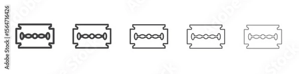 Fototapeta razor blade icon simple illustration collection symbol