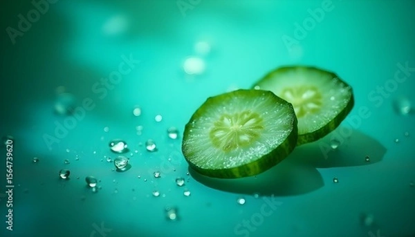 Obraz Fresh Cucumber Slices
