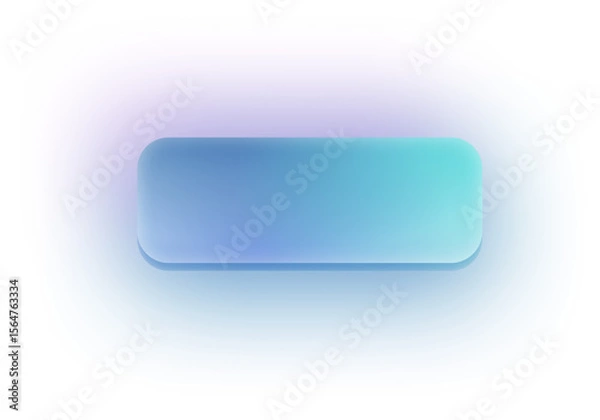 Fototapeta Rectangle Button Neon Gradient Glowing Button Set Colorful Rounded Web Buttons for UI UX Design Digital App Interface Vibrant Bright Light Effect Futuristic Style Modern Tech Shiny Glow Shapes
