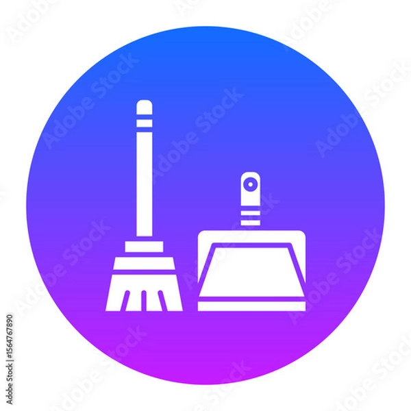 Fototapeta Broom Icon