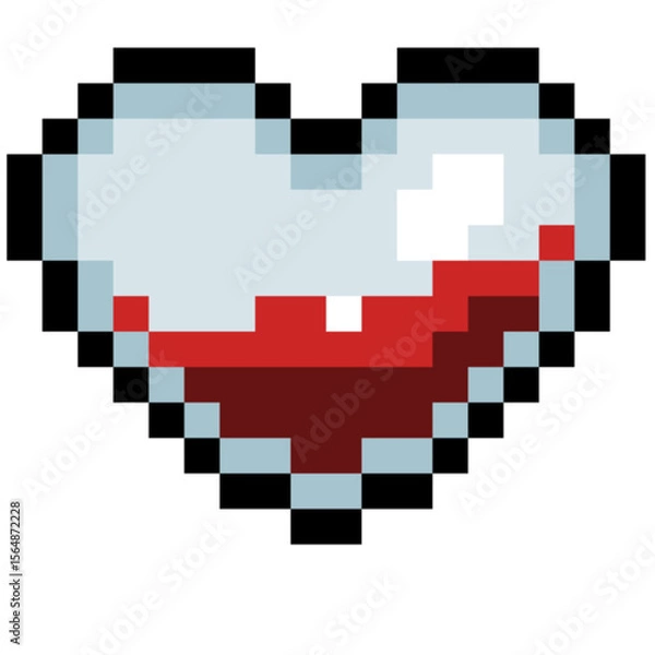 Obraz Pixel Heart
