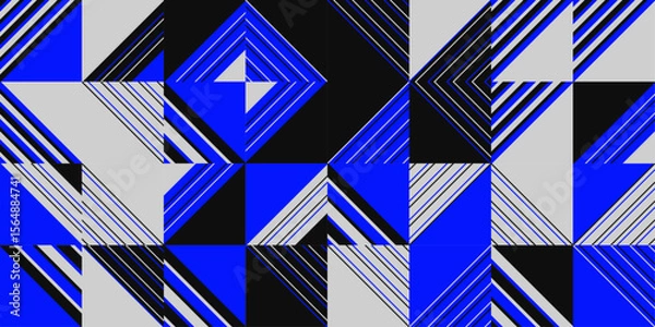Fototapeta Geometric pattern with diagonal lines