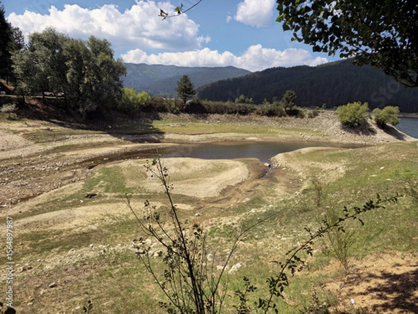Obraz Lake Shore and Low Water Levels