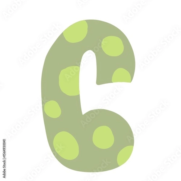 Fototapeta numbers made of colorful toy
