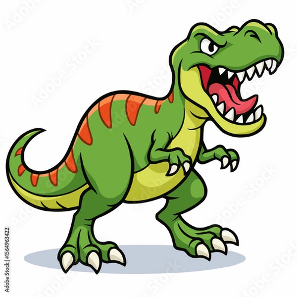 Fototapeta tyrannosaurus rex dinosaur vector