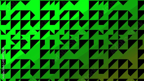 Fototapeta Abstract illustration patterns mosaic background with doble UHD 4K resolution to possible use with animation.