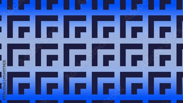Fototapeta Abstract illustration patterns mosaic background with doble UHD 4K resolution to possible use with animation.
