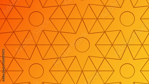 Fototapeta Abstract illustration patterns mosaic background with doble UHD 4K resolution to possible use with animation.
