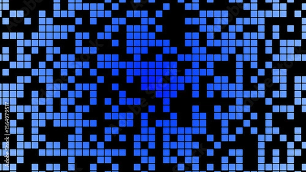 Fototapeta Abstract illustration patterns mosaic background with doble UHD 4K resolution to possible use with animation.