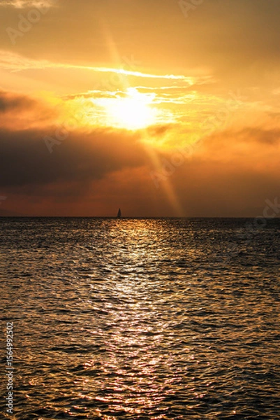 Obraz sunset over the sea