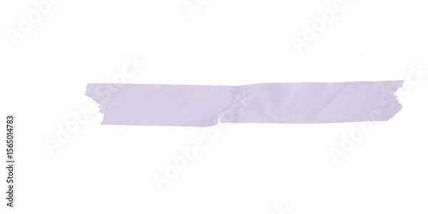 Obraz Crumpled light purple duct tape piece – pastel torn strip isolated on transparent background for soft collage art, visual design, or crafting overlays.
