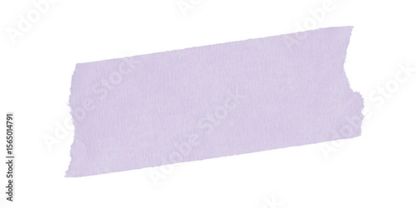 Obraz Flat lavender purple duct tape strip – isolated on transparent background for pastel-themed collage designs, gentle layouts, and modern soft visual projects.
