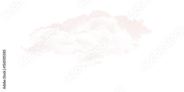 Obraz White Ink Blot Texture: Abstract Design Element for Backgrounds and Digital Art Projects on transparent background