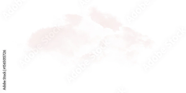 Obraz Elegant White Ink Blot: Abstract Texture Background on transparent background