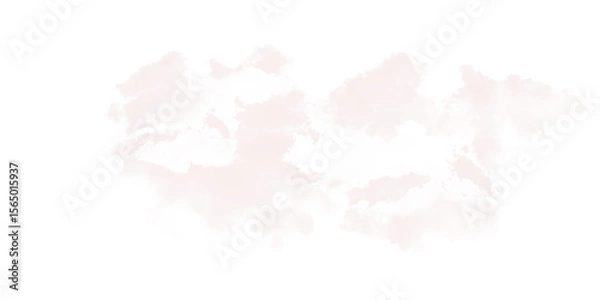 Obraz Elegant White Ink Blot: Abstract Texture for Design Projects on transparent background