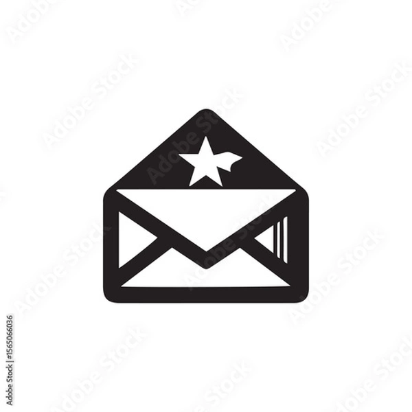 Fototapeta e mail icon