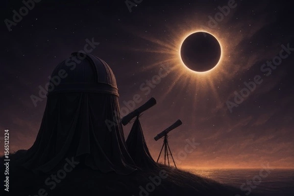 Obraz Observatory of the Velvet Eclipse