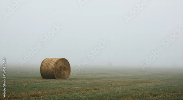 Fototapeta man sitting in a field